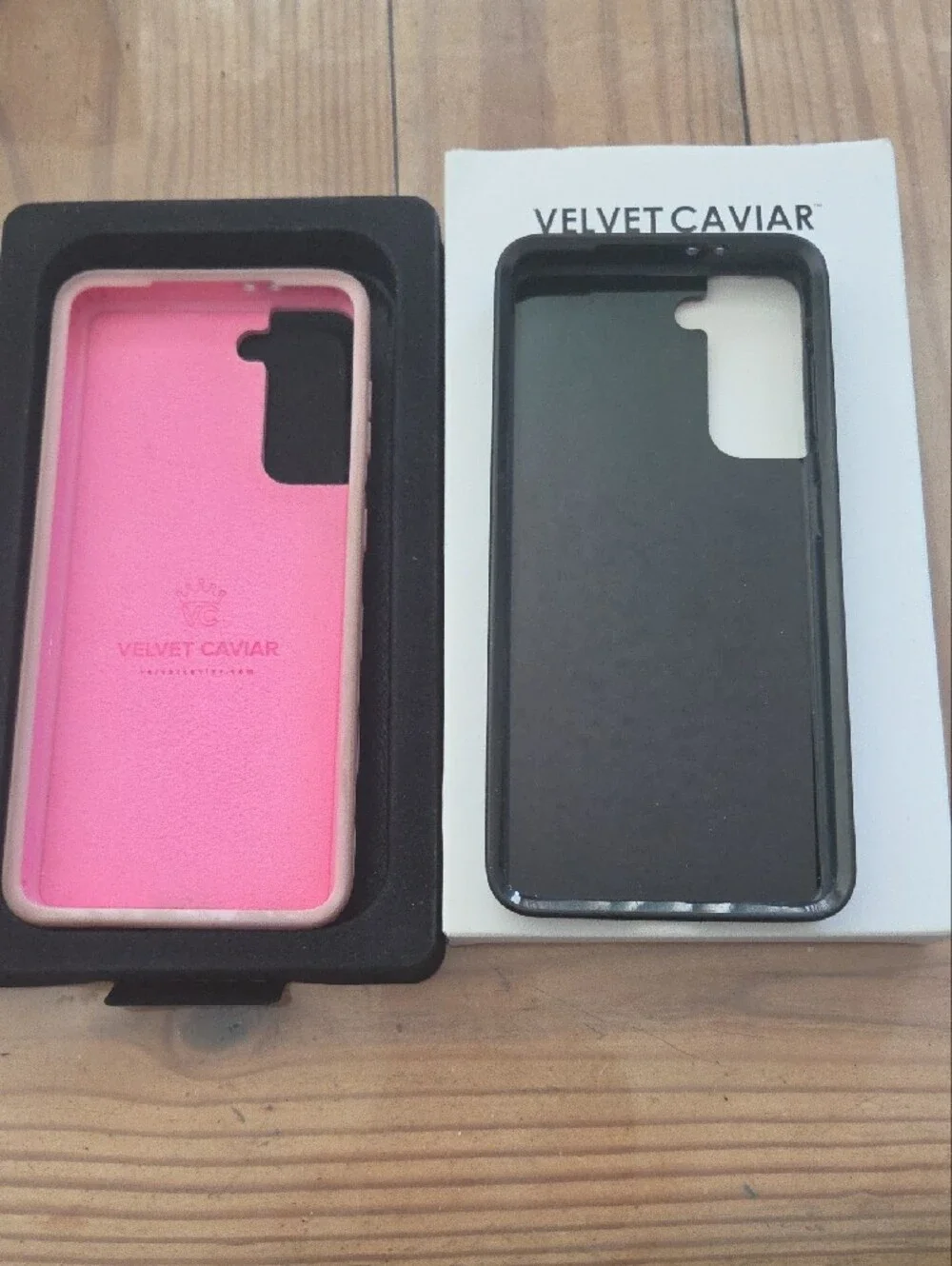 Velvet Caviar Pink & Black Floral And Flag Phone Cases